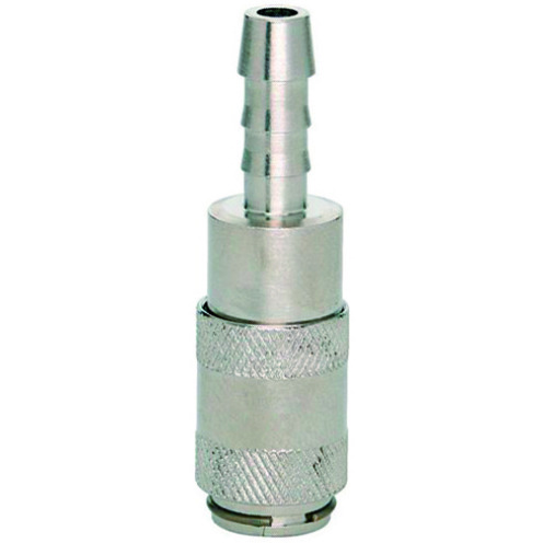 Schnellverschlusskupplung ESMC DN 2,7 mit Tülle, Messing blank