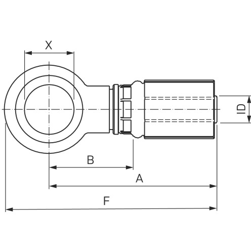 Hydraulikarmatur MegaCrimp® metrisch DBJ