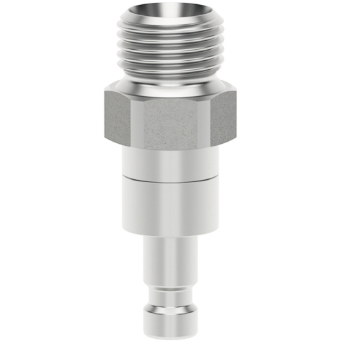 Stecknippel CleanConnect® ESMCE DN 2,7 mit AG, Edelstahl