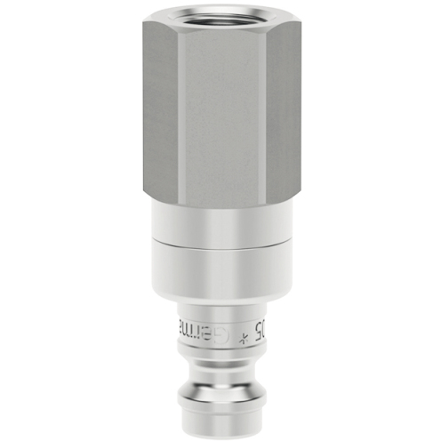 Stecknippel CleanConnect® ESME DN 5 mit G-IG, Edelstahl
