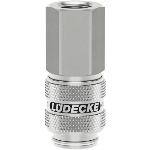 Schnellverschlussklupplung CleanConnect® ESME DN 5 mit IG, Edelstahl