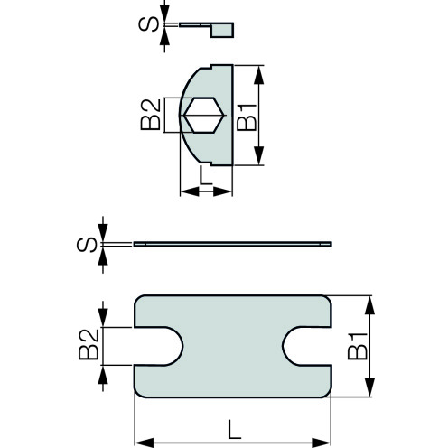 Sicherungsplatte SB, Standard-Baureihe