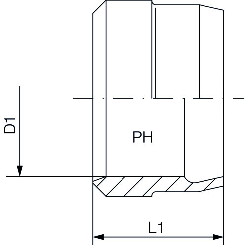 Schneidring D, Edelstahl, PH