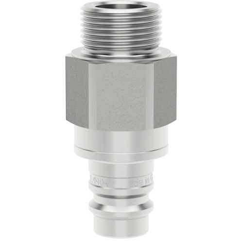 Stecknippel CleanConnect® ESGE DN 19 mit G-AG, Edelstahl