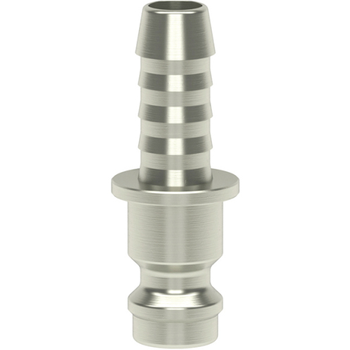 Stecknippel ESM DN 5 mit Tülle, Messing vernickelt