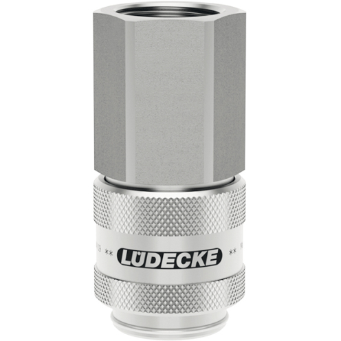 Volumen-Schnellverschlusskupplung CleanConnect® ESGE DN 19 mit G-IG, Edelstahl
