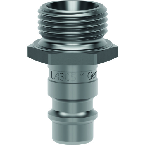Lüdecke Stecknippel CleanConnect® ESE DN 7,2 mit G-AG, Edelstahl