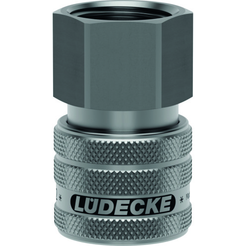 Lüdecke Schnellverschlusskupplung CleanConnect® ESE DN 7,2 mit G-IG, Edelstahl