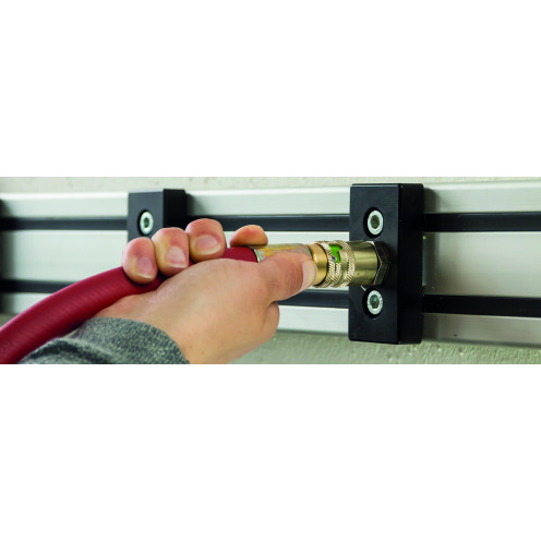 Temperierkupplung ESHMT/ESHT TempSecure mit AG und Sicherung, Messing