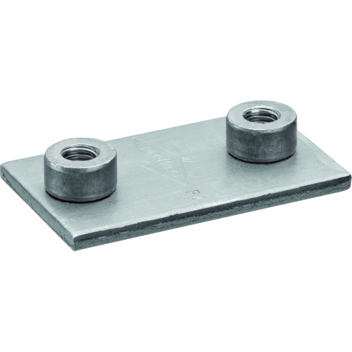 Pieffe Anschweißplatte AP, kurz, blank, Standard-Baureihe