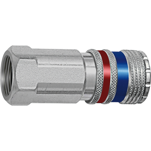 Sicherheits-Schnellverschlusskupplung 320 eSafe DN 7,6 mit G-IG, Messing/Stahl