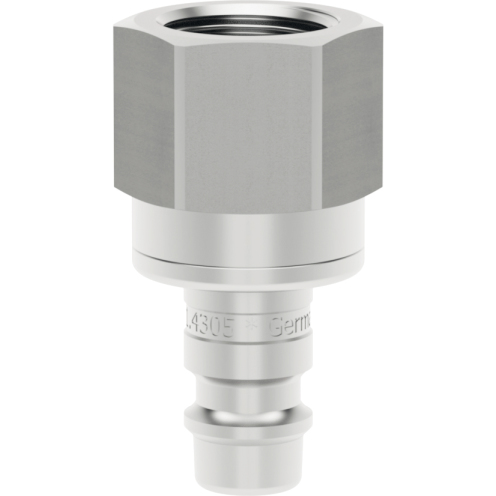 Stecknippel CleanConnect® ESE DN 7,2 mit G-IG, Edelstahl