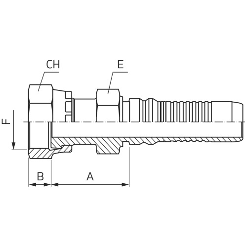 Hochdruckarmatur ORFS, HSS-I