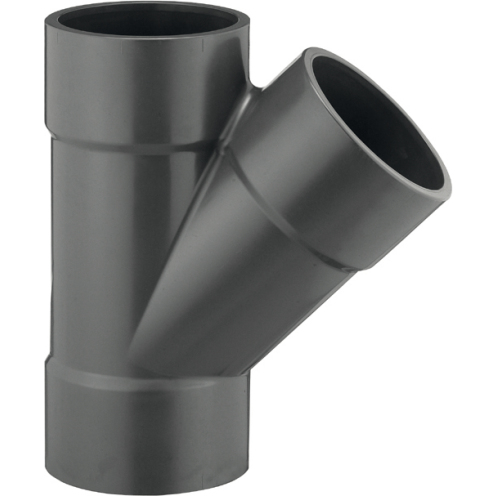 2.08 VDL PVC-U T-Stück 45°