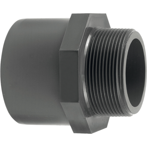 3.15 VDL PVC-U Gewindestück mit Achteck und AG