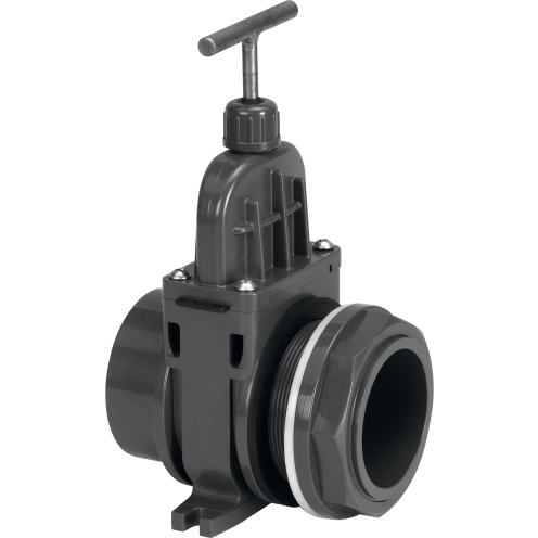 6.90 VDL PVC-U Absperrschieber mit AG und ÜWM