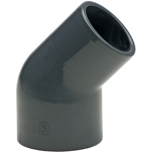 2.32 VDL PVC-U Knie 45°, reduzierend