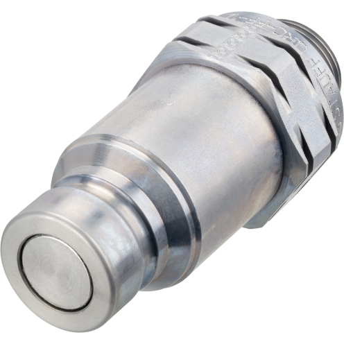 Flat-Face-Kupplung, Stecker, AG, metrisch