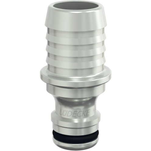 Stecknippel WaterProfi® WPN DN 9 mit Tülle, Messing vernickelt