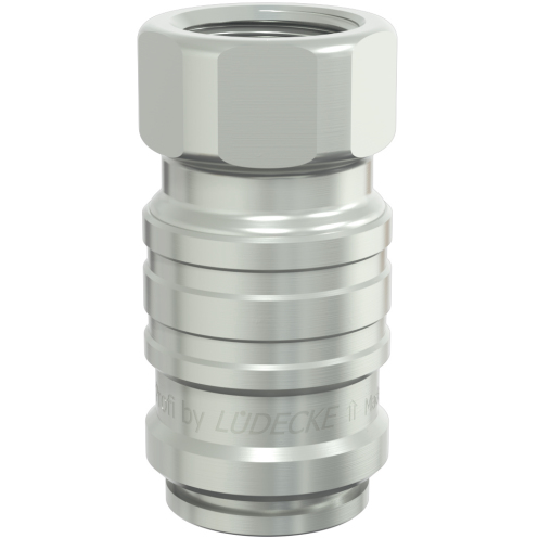 Schnellverschlusskupplung WaterProfi® WPN DN 9 mit G-IG, Messing vernickelt