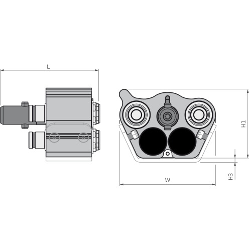 Cejn Mulitkupplung Multi-X GII Duo 19, Nippelseite