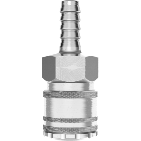 Schnellverschlusskupplung 220 DN 5 mit Schlauchanschluss, Messing