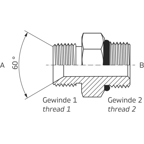 Gerader Einschraubadapter BSP/BSP-ED