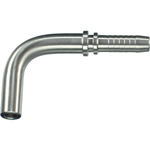 Hydrauliknippel, BEL/BES 90°, Edelstahl