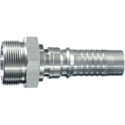 Hydrauliknippel CES, Edelstahl, Interlock
