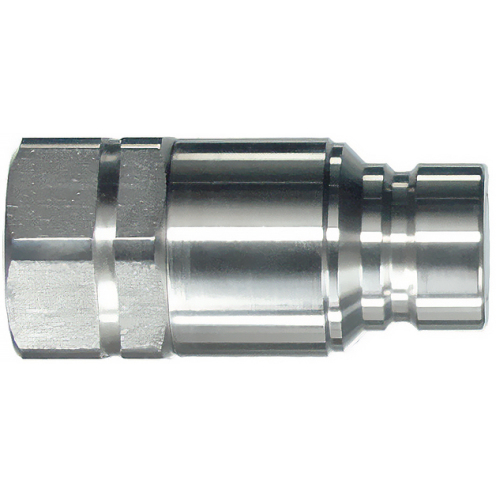 Flat-Face-Kupplung, Stecker, IG, Edelstahl